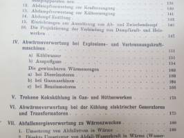 Abwärmeverwertung zu Heiz-, Trocken-, Warmwasserbereitungs- und ähnlichen Zwecken -Lämmön talteenotto lämmitykseen, kuivaukseen, kuumaveteen yms.