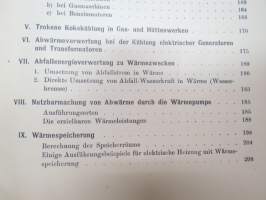 Abwärmeverwertung zu Heiz-, Trocken-, Warmwasserbereitungs- und ähnlichen Zwecken -Lämmön talteenotto lämmitykseen, kuivaukseen, kuumaveteen yms.