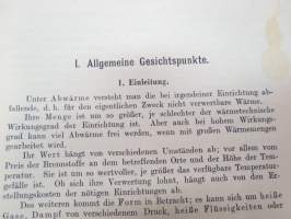 Abwärmeverwertung zu Heiz-, Trocken-, Warmwasserbereitungs- und ähnlichen Zwecken -Lämmön talteenotto lämmitykseen, kuivaukseen, kuumaveteen yms.