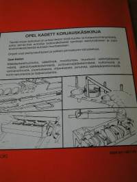 korjauskäsikirja opel kadet  1979-1988