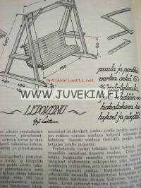 Kotiliesi 1934 nr 9 kansi Rudolf Koivu &quot;Gasellin juoksu Linnankosken Tulipunaisesta kukasta&quot;, puistoruusut, nuorten koteja III, värejä valitaan huoneisiin -