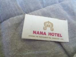 Tulitikkuetiketti Nana Hotel Bangkok
