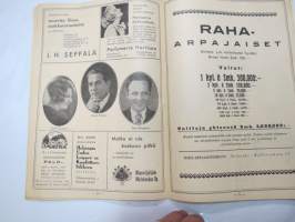 Helsingin Kansanteatteri Ylioppilastalossa - Ohjelma näytäntökausi 1935-1936 - &quot;Ferguzan Kukka ja kenraali&quot; / &quot;Hyvä maa&quot; -käsiohjelma / theatre program