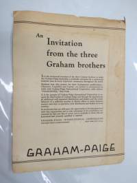 Graham-Paige  - Integrity and unity -myyntiesite / brochure