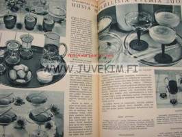 Kotiliesi 1937 nr 13 heinäkuu 1937. Aiheita: pirtanauhojen teko, maalaiskotien työnjako, uusia herkullisia kylmiä juomia, lapset piirtävät. Ajankuvaa,