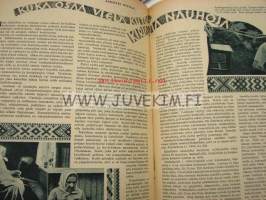 Kotiliesi 1937 nr 13 heinäkuu 1937. Aiheita: pirtanauhojen teko, maalaiskotien työnjako, uusia herkullisia kylmiä juomia, lapset piirtävät. Ajankuvaa,