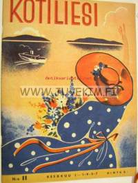 Kotiliesi 1937 nr 11, kesäkuu  Jyväskylän seminaari, koko sivun mainos Arabia  Alku-astiasto