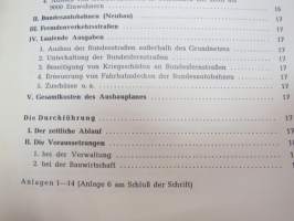 Bundesautobahn Frankfurt (M) - Nürnberg - Aufbau der Fahrbahndecken zwischen Frankfurter Kreutz und Landesgrenze -Autobahn building examples in Germany