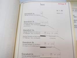 Bundesautobahn Frankfurt (M) - Nürnberg - Aufbau der Fahrbahndecken zwischen Frankfurter Kreutz und Landesgrenze -Autobahn building examples in Germany