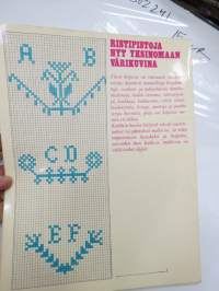 Ristipistoja -cross-stich models
