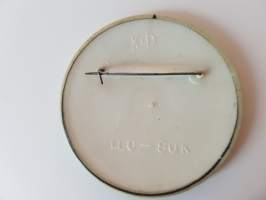 Moskova olympia 1980 - Moscow Olympics - Kansallisen Olympiakomitean tunnus - Colombia -neulakiinnitteinen rintamerkki, virallinen tuote / official badge