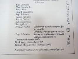 Valokuvauksen vuosikirja 1975 - Finsk fotografisk årsbok - Finnish photographic yearbook