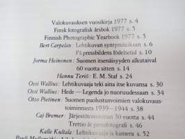 Valokuvauksen vuosikirja 1977 - Finsk fotografisk årsbok - Finnish photographic yearbook