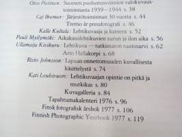 Valokuvauksen vuosikirja 1977 - Finsk fotografisk årsbok - Finnish photographic yearbook