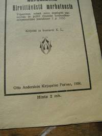 muistosäkeitä. isän murhasta.lapväärtissä,missä 19-vuotias nuorukainen murhasi isänsä puukolla helmik.4p.nä 1936