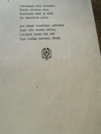 muistosäkeitä. isän murhasta.lapväärtissä,missä 19-vuotias nuorukainen murhasi isänsä puukolla helmik.4p.nä 1936