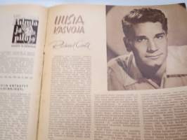 Elokuva-Aitta 1950 nr 10-11, Kansikuva Leena Häkinen, Lennämme kuuhun, Kullervo Kalske, Tähtikuvasto-kuvat Tapio Rautavaara - Heikki Savolainen - Helena Kara, ym.