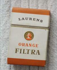 Laurens Orannge Filtra  - tyhjä  tupakka-aski