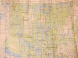Naltijärvi- Nàldejàvri. Topografinen kartta 1:50000 no 2832 2
