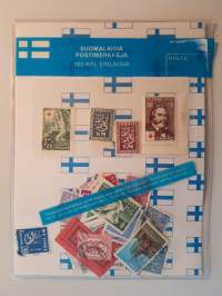Suomalaisia postimerkkejä, 103 kpl erilaisia
