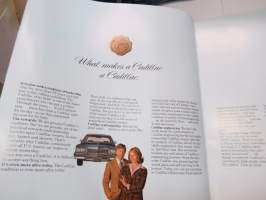 Cadillac 1978 -myyntiesite / brochure