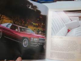 Cadillac 1978 -myyntiesite / brochure