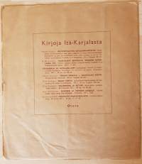 Itä-Karjalan kartta - Akateemisen Karjala-seuran v. 1934 julkaiseman kartan mukaan painettu 1941