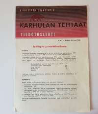 Karhulan tehtaan tiedotuslehti n:o 7 1960