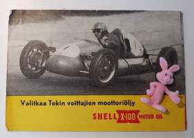 Moottoripyörien kilpailukalenteri 1957