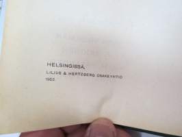 Suomen Urheilulehti 1902 - 5. vuosikerta, sidottu kirjaksi, sisällysluettelo näkyy kohteen runsaista kuvista -sports magazine, annual volume