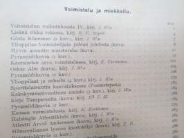 Suomen Urheilulehti 1902 - 5. vuosikerta, sidottu kirjaksi, sisällysluettelo näkyy kohteen runsaista kuvista -sports magazine, annual volume