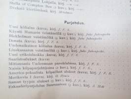 Suomen Urheilulehti 1902 - 5. vuosikerta, sidottu kirjaksi, sisällysluettelo näkyy kohteen runsaista kuvista -sports magazine, annual volume