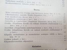 Suomen Urheilulehti 1902 - 5. vuosikerta, sidottu kirjaksi, sisällysluettelo näkyy kohteen runsaista kuvista -sports magazine, annual volume