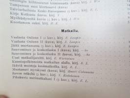 Suomen Urheilulehti 1902 - 5. vuosikerta, sidottu kirjaksi, sisällysluettelo näkyy kohteen runsaista kuvista -sports magazine, annual volume