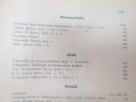 Suomen Urheilulehti 1902 - 5. vuosikerta, sidottu kirjaksi, sisällysluettelo näkyy kohteen runsaista kuvista -sports magazine, annual volume