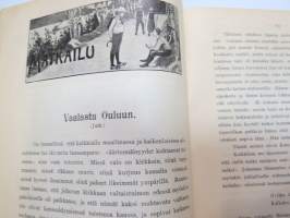 Suomen Urheilulehti 1902 - 5. vuosikerta, sidottu kirjaksi, sisällysluettelo näkyy kohteen runsaista kuvista -sports magazine, annual volume
