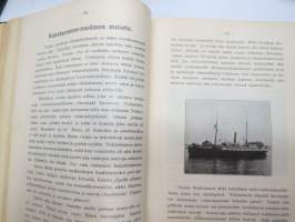 Suomen Urheilulehti 1902 - 5. vuosikerta, sidottu kirjaksi, sisällysluettelo näkyy kohteen runsaista kuvista -sports magazine, annual volume
