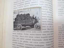 Suomen Urheilulehti 1902 - 5. vuosikerta, sidottu kirjaksi, sisällysluettelo näkyy kohteen runsaista kuvista -sports magazine, annual volume