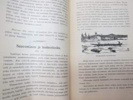 Suomen Urheilulehti 1902 - 5. vuosikerta, sidottu kirjaksi, sisällysluettelo näkyy kohteen runsaista kuvista -sports magazine, annual volume