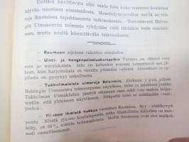 Suomen Urheilulehti 1902 - 5. vuosikerta, sidottu kirjaksi, sisällysluettelo näkyy kohteen runsaista kuvista -sports magazine, annual volume