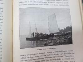 Suomen Urheilulehti 1902 - 5. vuosikerta, sidottu kirjaksi, sisällysluettelo näkyy kohteen runsaista kuvista -sports magazine, annual volume