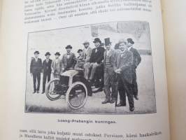 Suomen Urheilulehti 1902 - 5. vuosikerta, sidottu kirjaksi, sisällysluettelo näkyy kohteen runsaista kuvista -sports magazine, annual volume