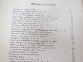 Suomen Urheilulehti 1904 - 7. vuosikerta, sidottu kirjaksi, sisällysluettelo näkyy kohteen runsaista kuvista -sports magazine, annual volume