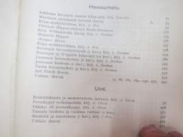 Suomen Urheilulehti 1904 - 7. vuosikerta, sidottu kirjaksi, sisällysluettelo näkyy kohteen runsaista kuvista -sports magazine, annual volume