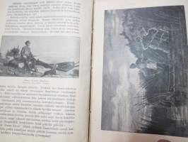 Suomen Urheilulehti 1904 - 7. vuosikerta, sidottu kirjaksi, sisällysluettelo näkyy kohteen runsaista kuvista -sports magazine, annual volume
