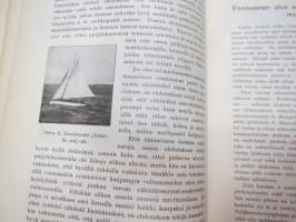 Suomen Urheilulehti 1904 - 7. vuosikerta, sidottu kirjaksi, sisällysluettelo näkyy kohteen runsaista kuvista -sports magazine, annual volume