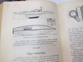 Suomen Urheilulehti 1904 - 7. vuosikerta, sidottu kirjaksi, sisällysluettelo näkyy kohteen runsaista kuvista -sports magazine, annual volume
