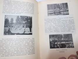 Suomen Urheilulehti 1904 - 7. vuosikerta, sidottu kirjaksi, sisällysluettelo näkyy kohteen runsaista kuvista -sports magazine, annual volume