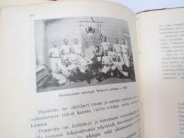 Suomen Urheilulehti 1904 - 7. vuosikerta, sidottu kirjaksi, sisällysluettelo näkyy kohteen runsaista kuvista -sports magazine, annual volume