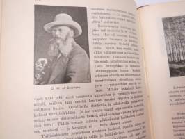 Suomen Urheilulehti 1904 - 7. vuosikerta, sidottu kirjaksi, sisällysluettelo näkyy kohteen runsaista kuvista -sports magazine, annual volume